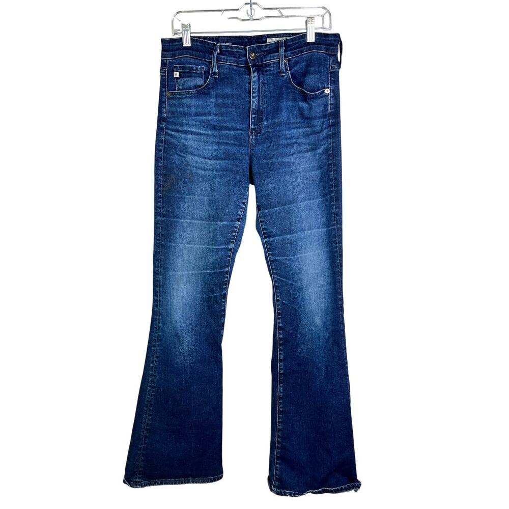 AG Adriano Goldschmied Farrah Boot Jeans Womens 30x32 Blue Denim‎ High Rise Fit